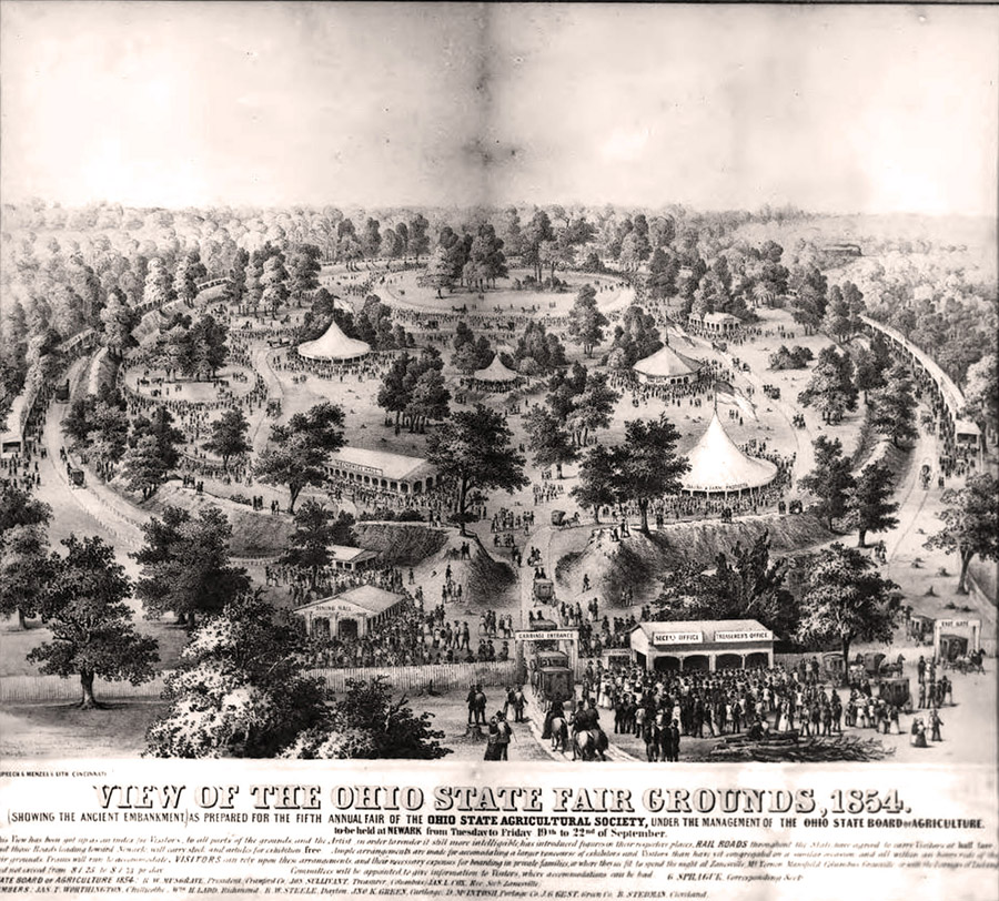 1854 Ohio State fair at Newark OH